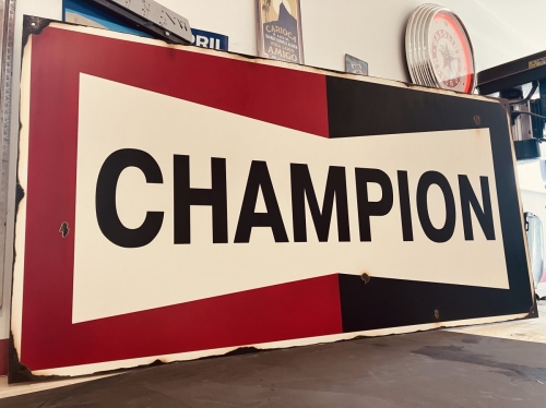 enseigne tole Champion