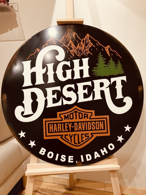enseigne Harley Davidson High Desert