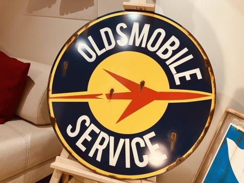 enseigne vintage Oldsmobile